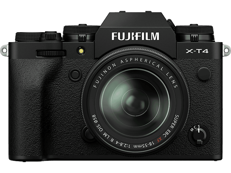 FUJIFILM X-T4 Kit Systemkamera 26.1 Megapixel mit Objektiv 18-55 mm 