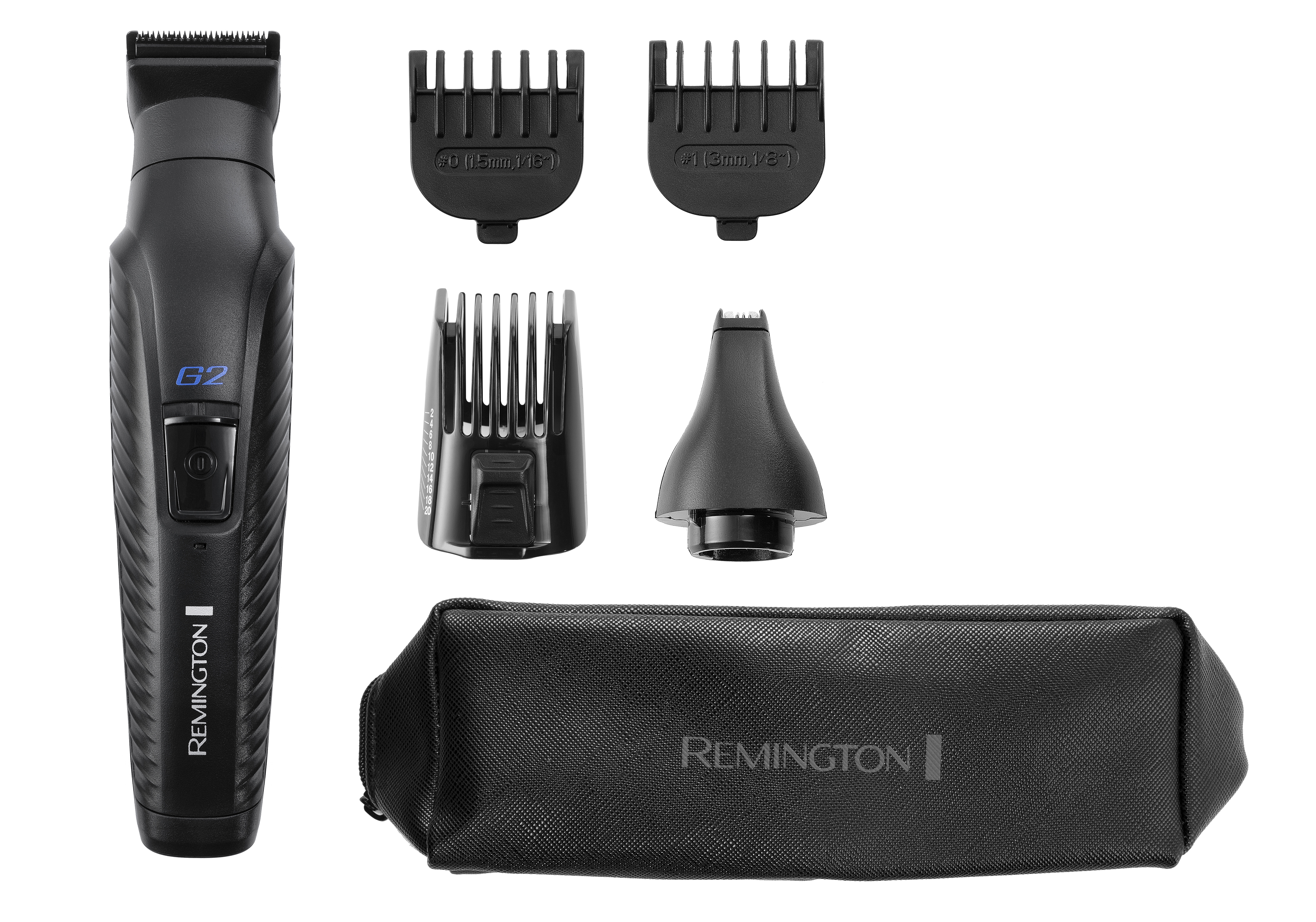 REMINGTON PG2000 GRAPHITE SERIES G2 Graphite Series, Multigroomer, Schwarz/Blau