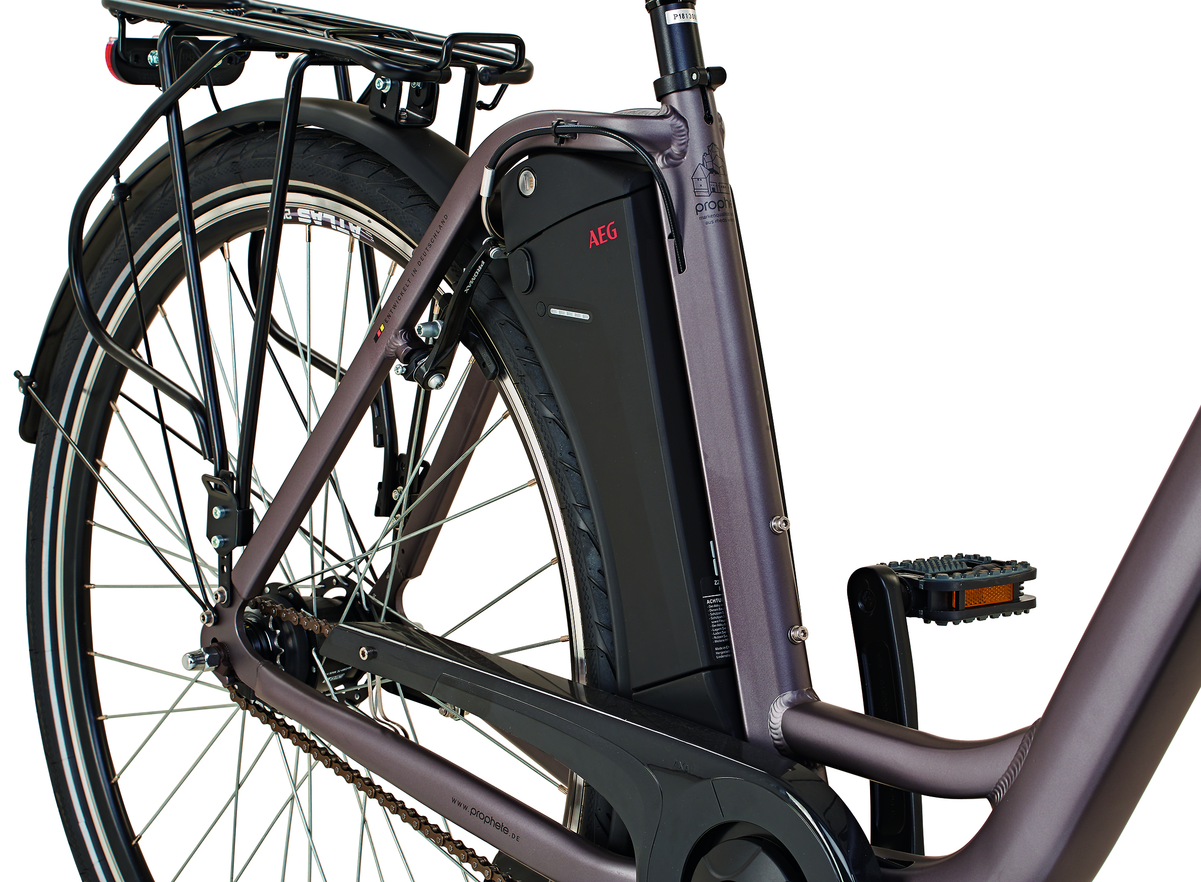 PROPHETE GENIESSER 20.EMC.30 Citybike (Laufradgröße: 28 Zoll, Rahmenhöhe: 49 cm, Damen-Rad, 417.5 Wh, Grau)