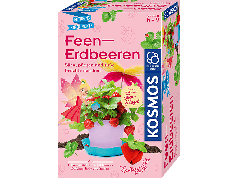 KOSMOS Feen-Erdbeeren Experimentierkasten, Mehrfarbig