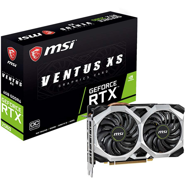 Tarjeta gráfica - MSI V375-035R, GeForce RTX 2060, 6 GB, GDDR6, PCI Express, 7680 x 4320 Píxeles