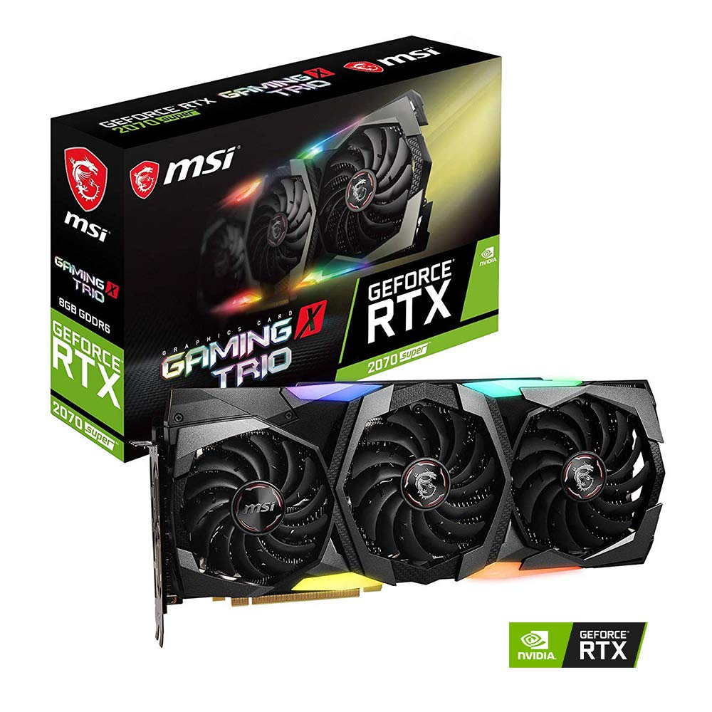 Tarjeta gráfica - MSI, V372-257R, GDDR6, PCI Express x16 3.0, 1800 MHz, Negro
