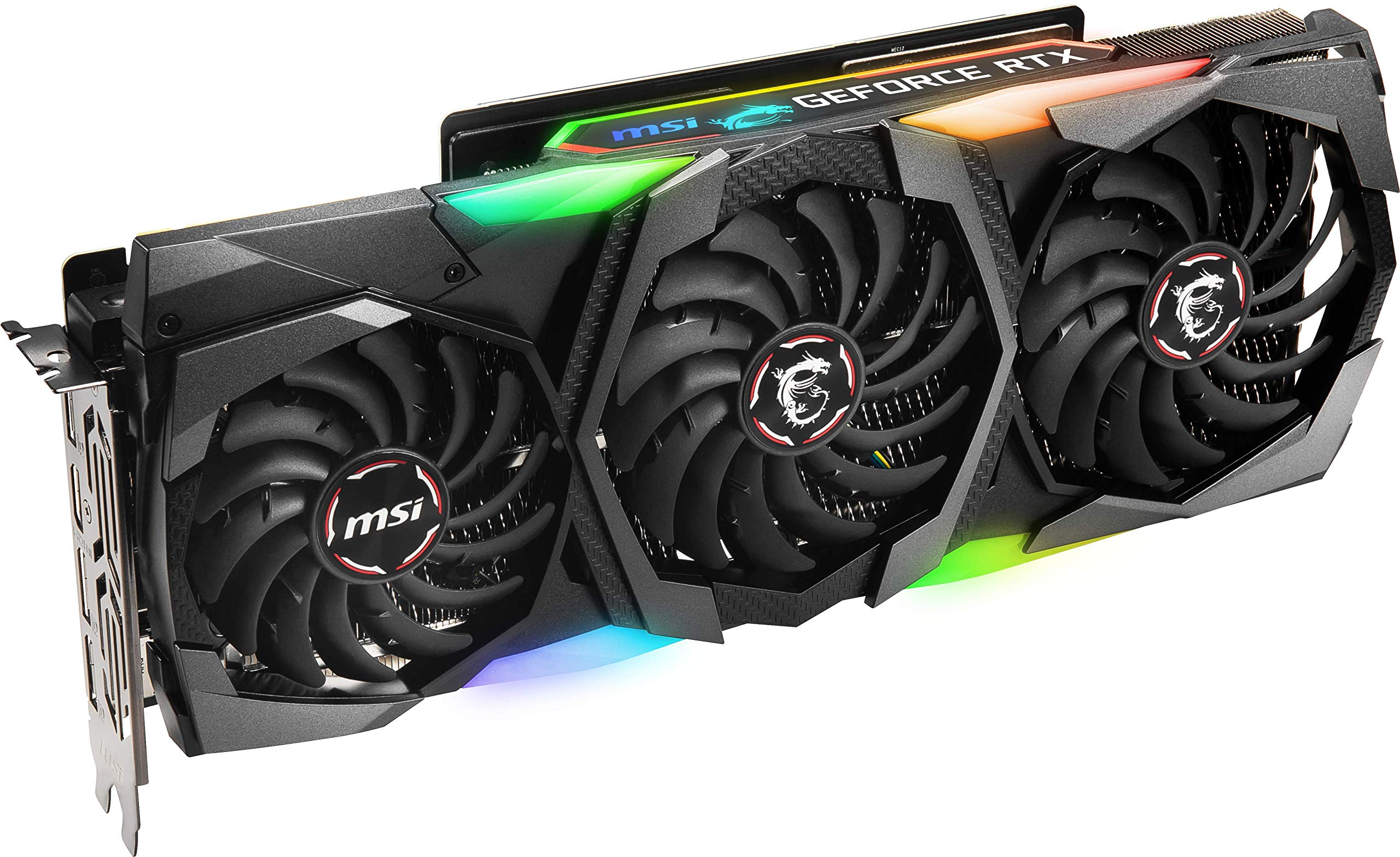 Tarjeta gráfica - MSI, V372-257R, GDDR6, PCI Express x16 3.0, 1800 MHz, Negro