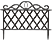 GARDEN OF EDEN Outlet 11468B Virágágyás szegély/kerítés (sorolható), 45 x 35 cm