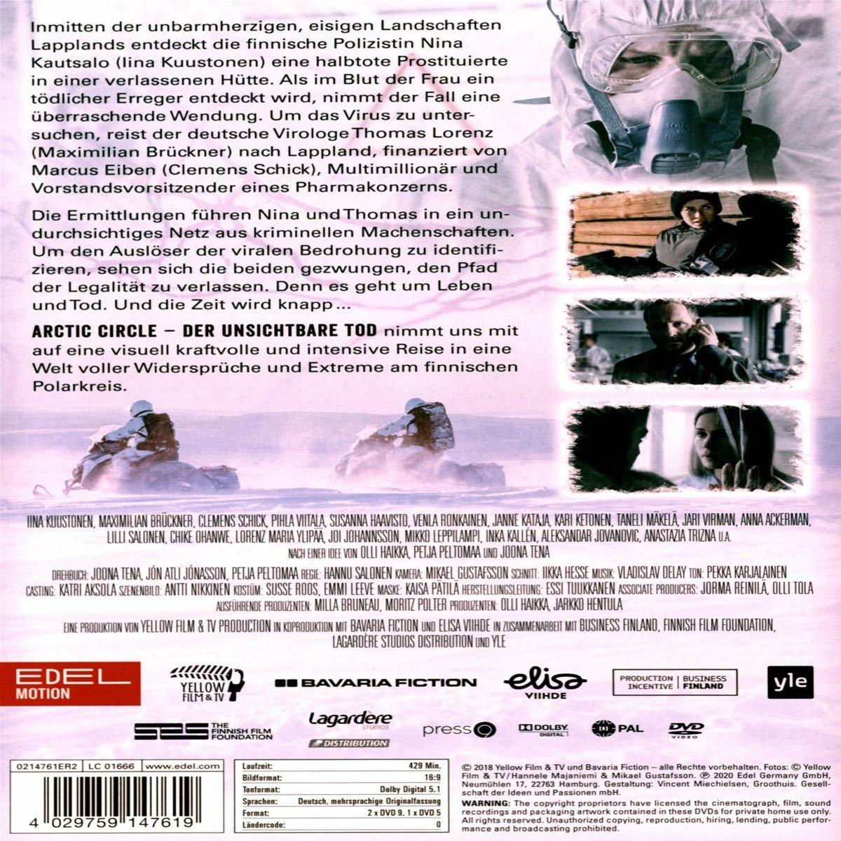 Film-Rückseite auf Deutsch, mit Text und Bildern, Details zum Film.