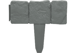 GARDEN OF EDEN 11468E Virágágyás szegély/gyepszegély (sorolható), 25 x 22,5 cm - 4 db / csomag