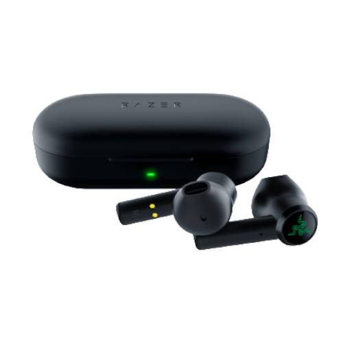 Auriculares gaming - Razer Hammerhead Tue Wireless, Bluetooth® 5.0, Control táctil y por voz, Negro