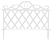 GARDEN OF EDEN 11468L Virágágyás szegély / kerítés, 45 x 35 cm, fehér
