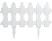 GARDEN OF EDEN 11471A Virágágyás szegély / kerítés, 40,5 x 29,5 cm, fehér