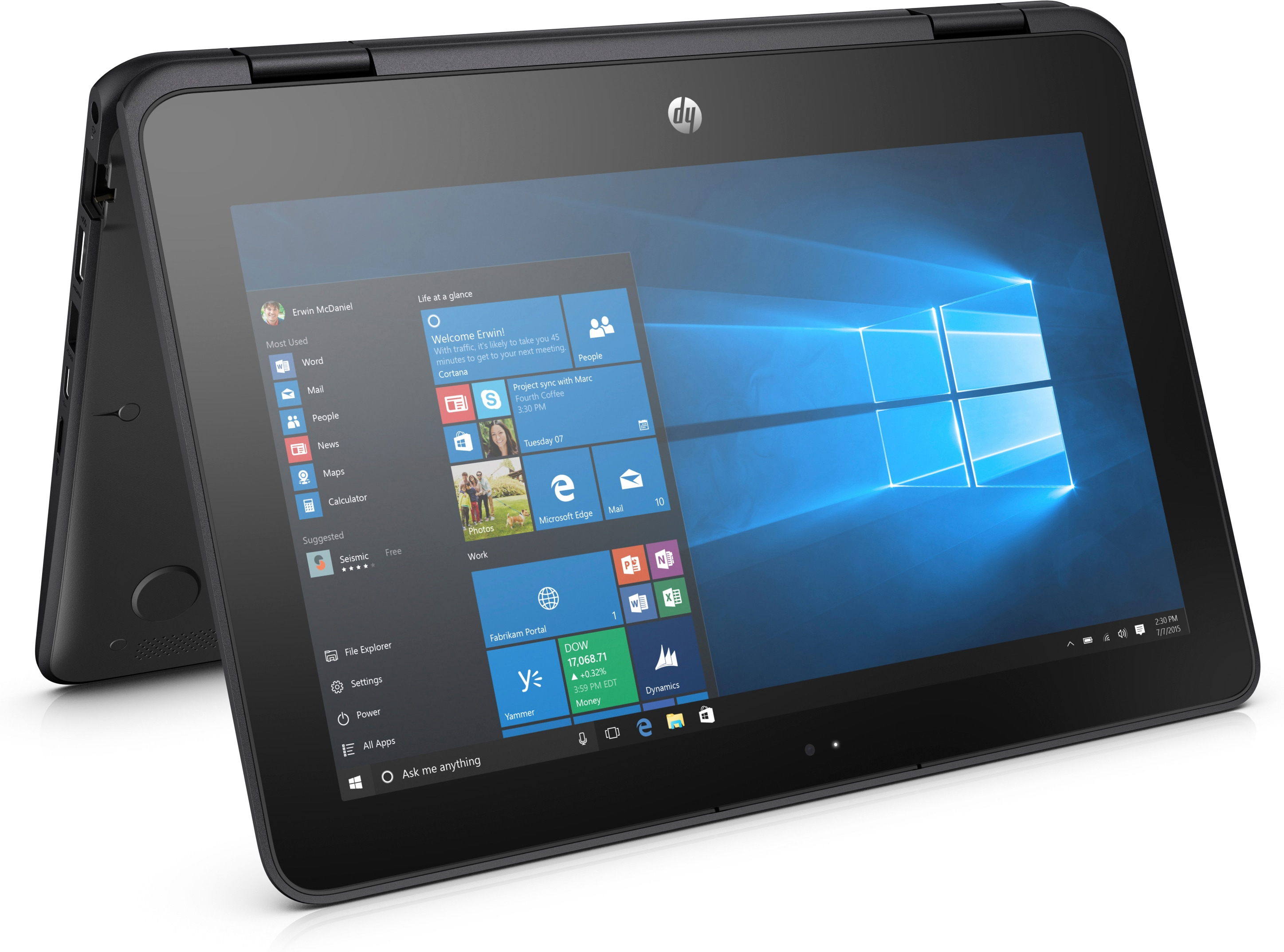 HP - B2B ProBook x360 11 G1 EE Notebook-PC - 11,6 Zoll - Intel® Pentium® N4200 - 4 GB - 256 GB