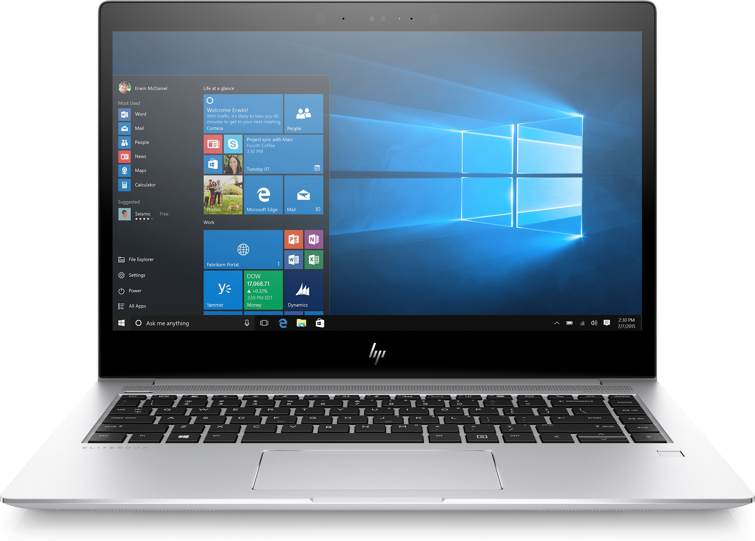 HP - B2B EliteBook 1040 G4 - 14 Zoll - Intel® Core™ i7 i7-7500U - 16 GB - 512 GB