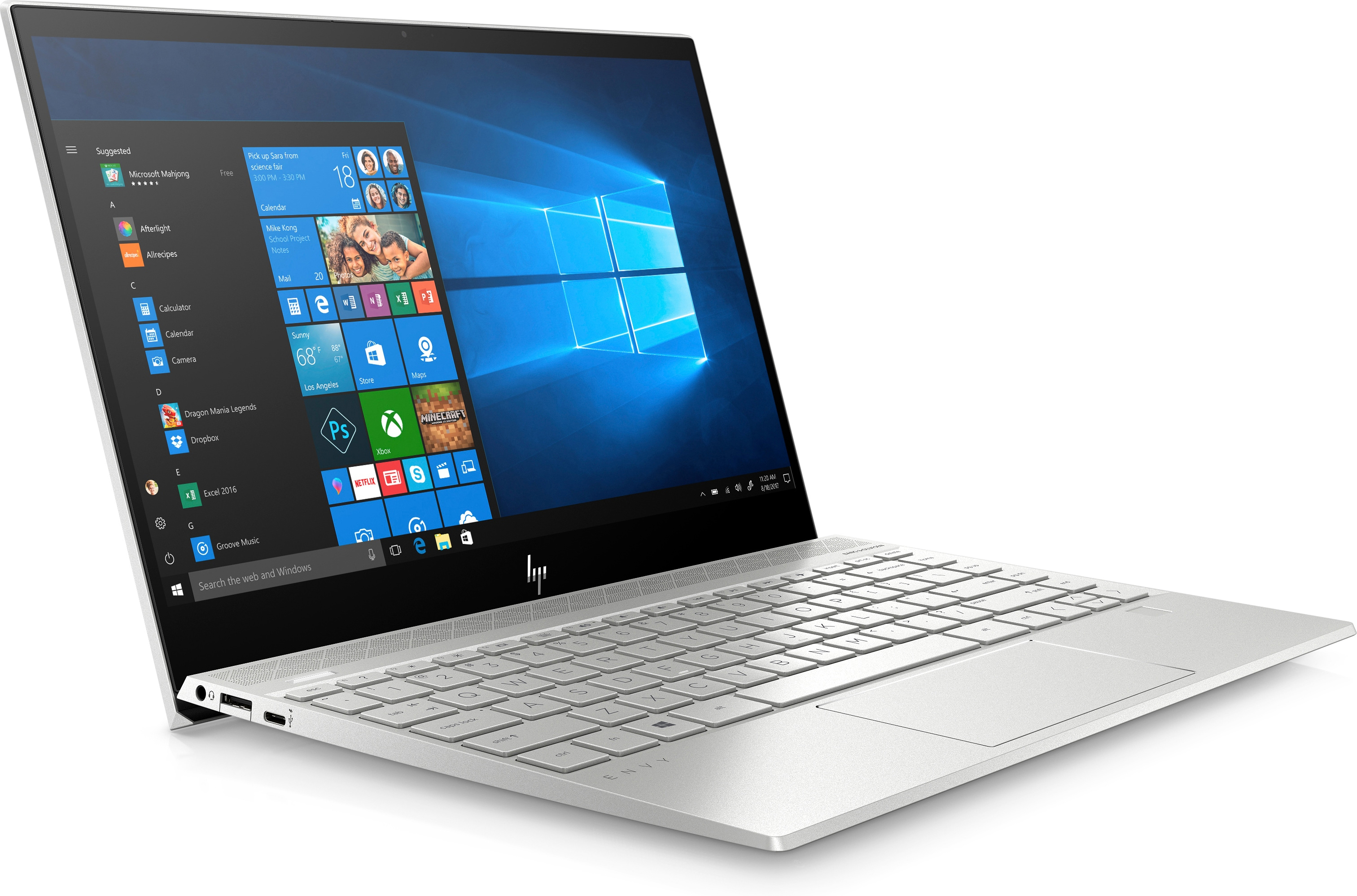 HP ENVY 13-aq0300ng - 13,3 Zoll - Intel® Core™ i5 i5-8265U - 8 GB - 512 GB - Intel® UHD 620 - Windows 10 Home (32 bit)