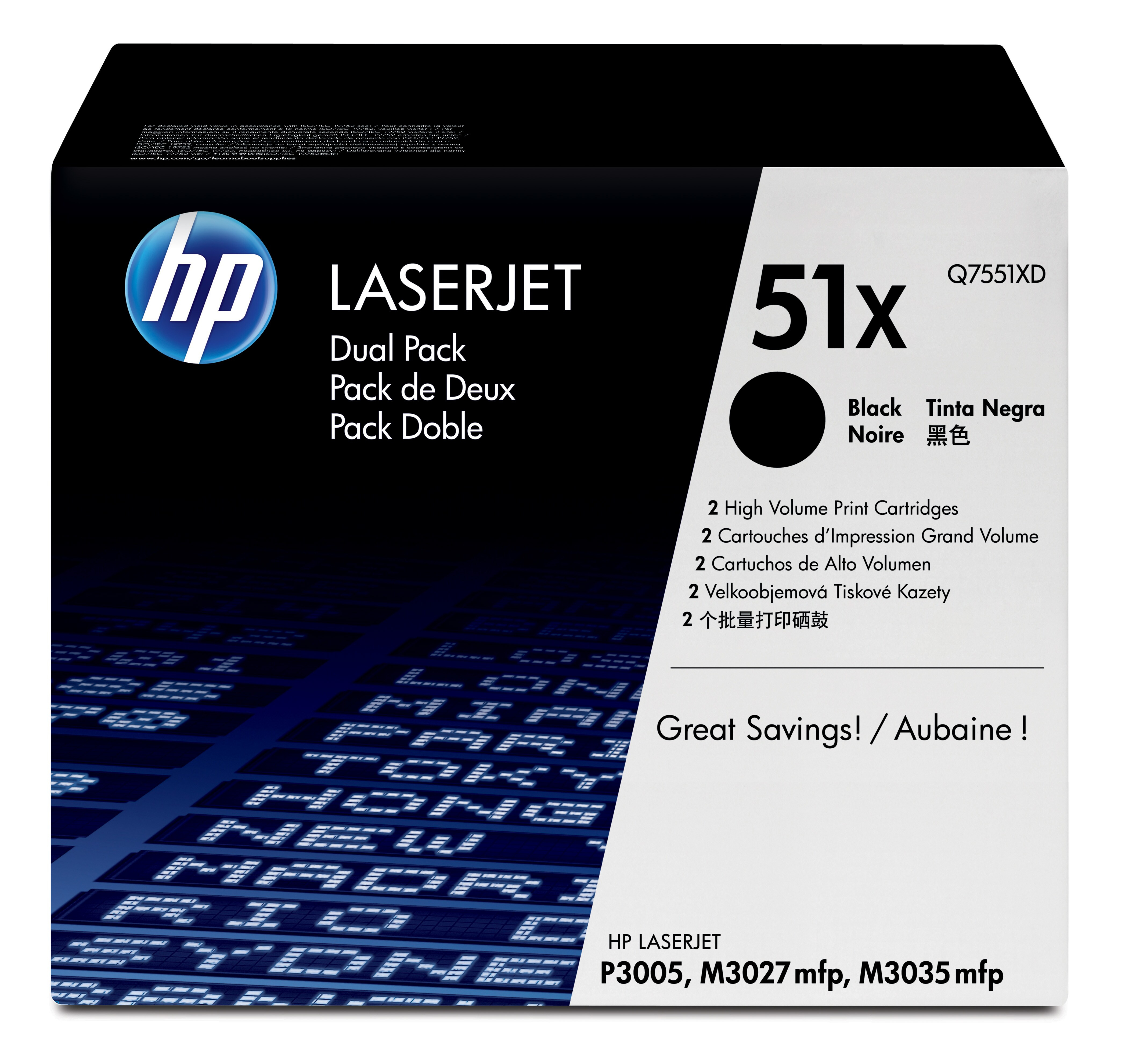 HP 51X - Paquete de 2
