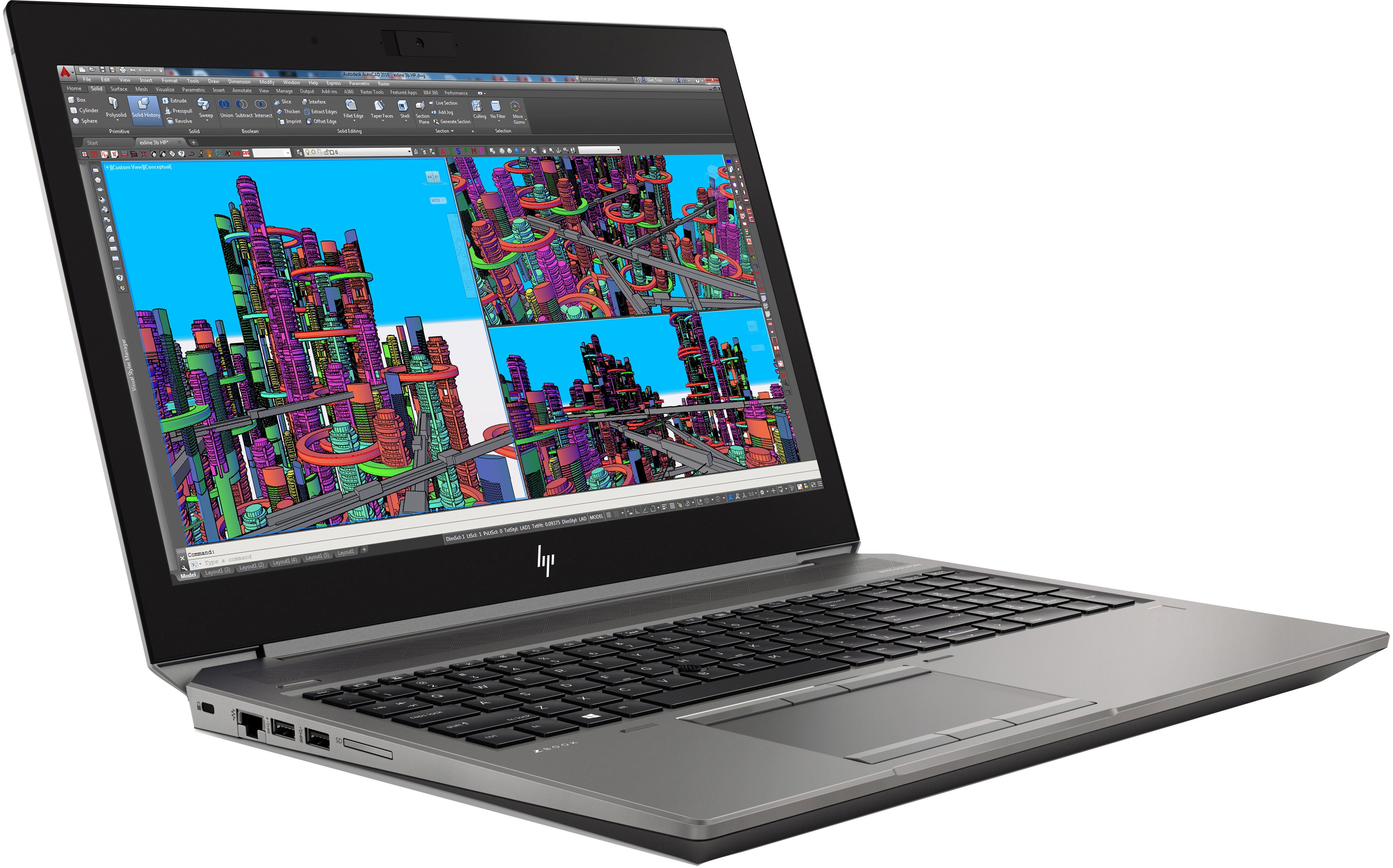 HP - B2B ZBook 15 G5 - 15,6 Zoll - Intel® Core™ i7 i7-8850H - 16 GB - 256 GB