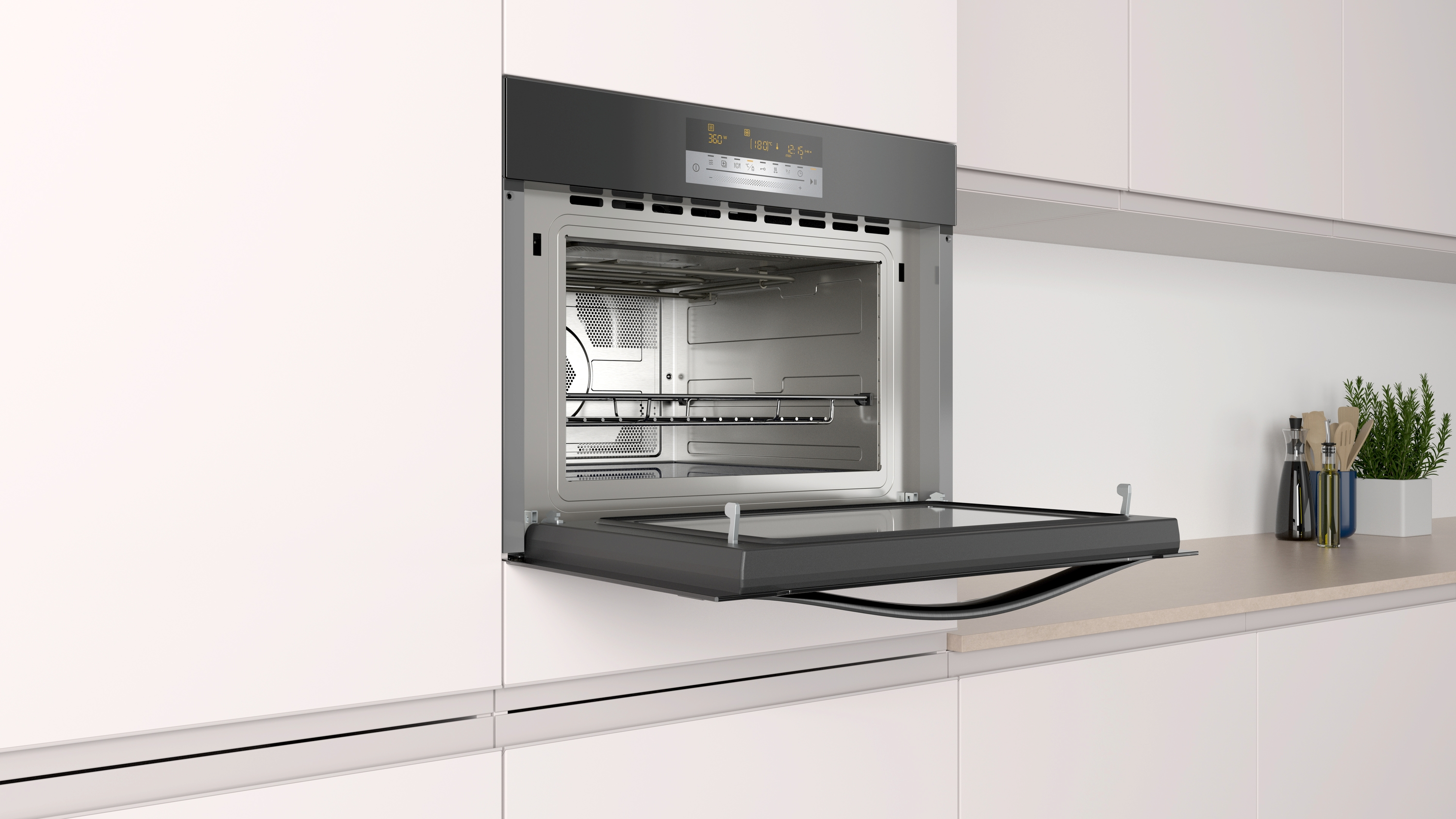 Horno Compacto 60Cm - Balay 3CW5179N0, 3350 W, 50 Hz, Negro