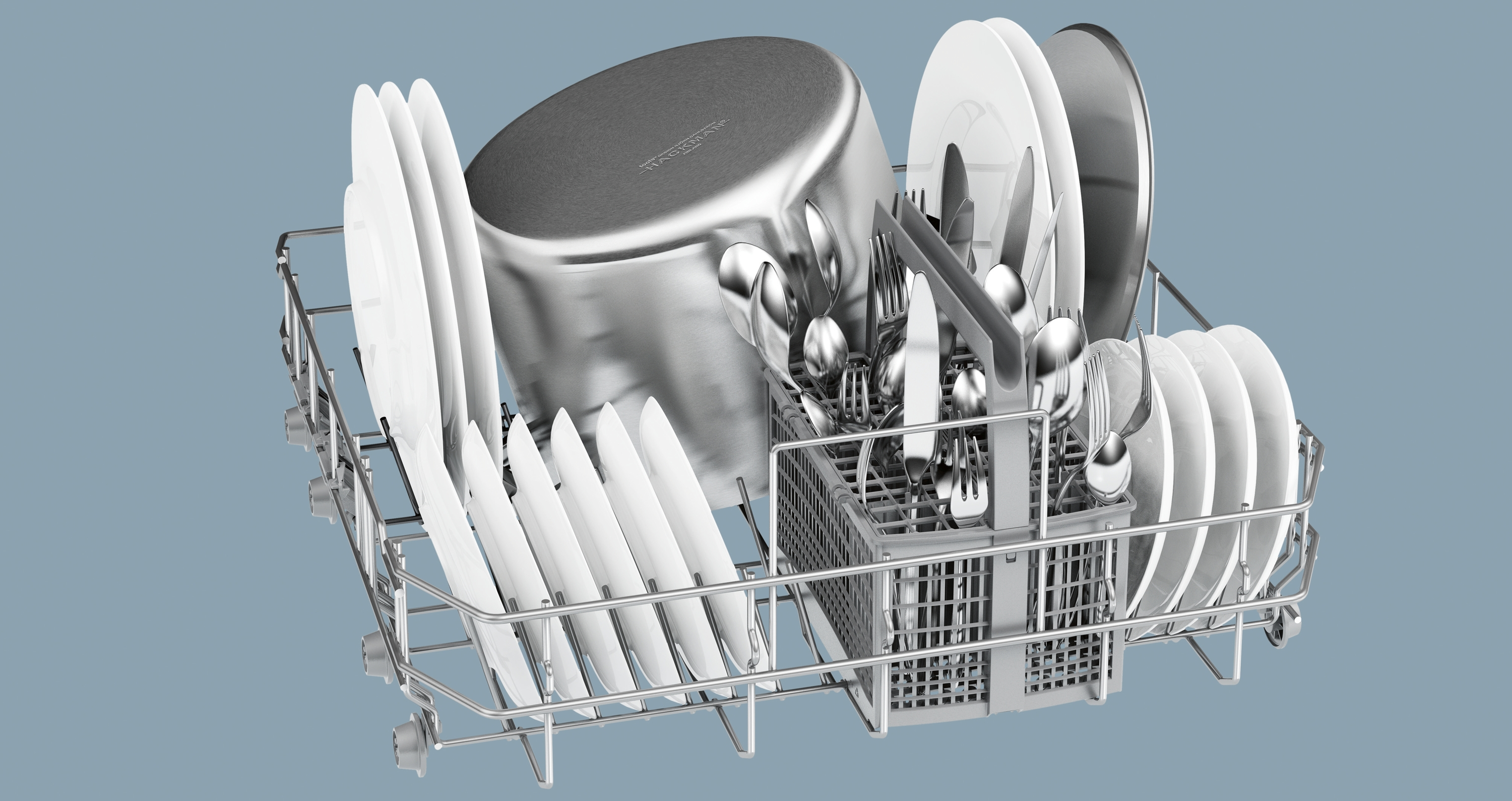 Lavavajillas integrable - Siemens SN615X02CE, 13 servicios, 5 programas, 60 cm, AquaStop, Inox