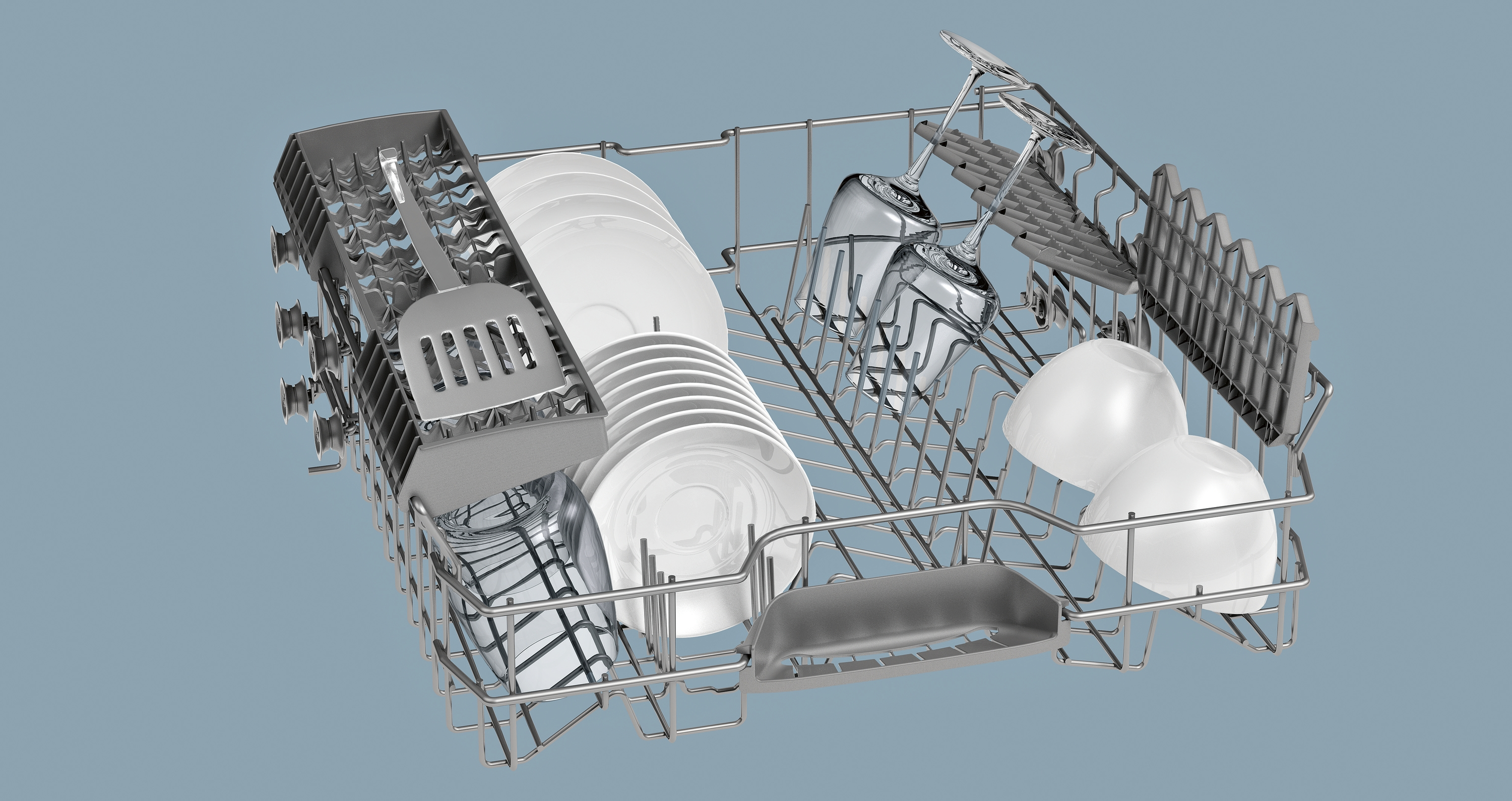 Lavavajillas integrable - Siemens SN615X02CE, 13 servicios, 5 programas, 60 cm, AquaStop, Inox