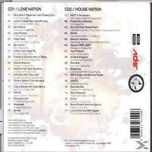 CD-Album mit Titelliste, CD1 und CD2, mit farbenfrohem Hintergrund.