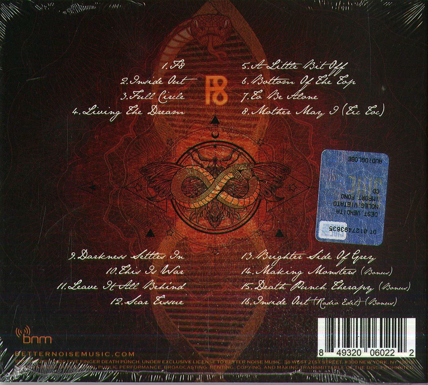 Five Finger Death Punch - F8 - CD