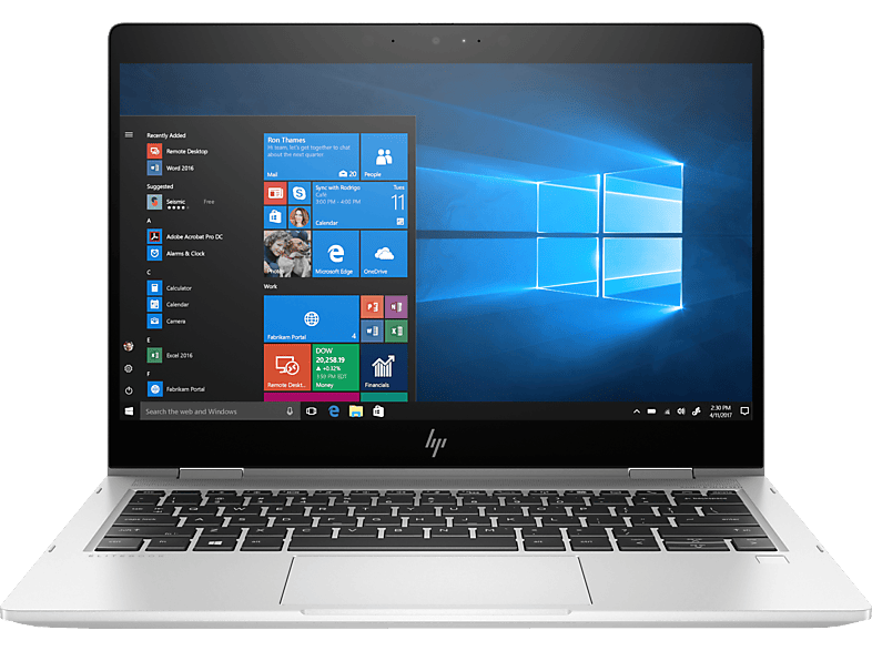 HP - B2B EliteBook x360 830 G6, Hybrid (2-in-1) mit 13,3 Zoll Display Touchscreen, Intel® Core™ i5 Prozessor, 8 GB RAM, 256 GB SSD, UHD Graphics 620, Silber