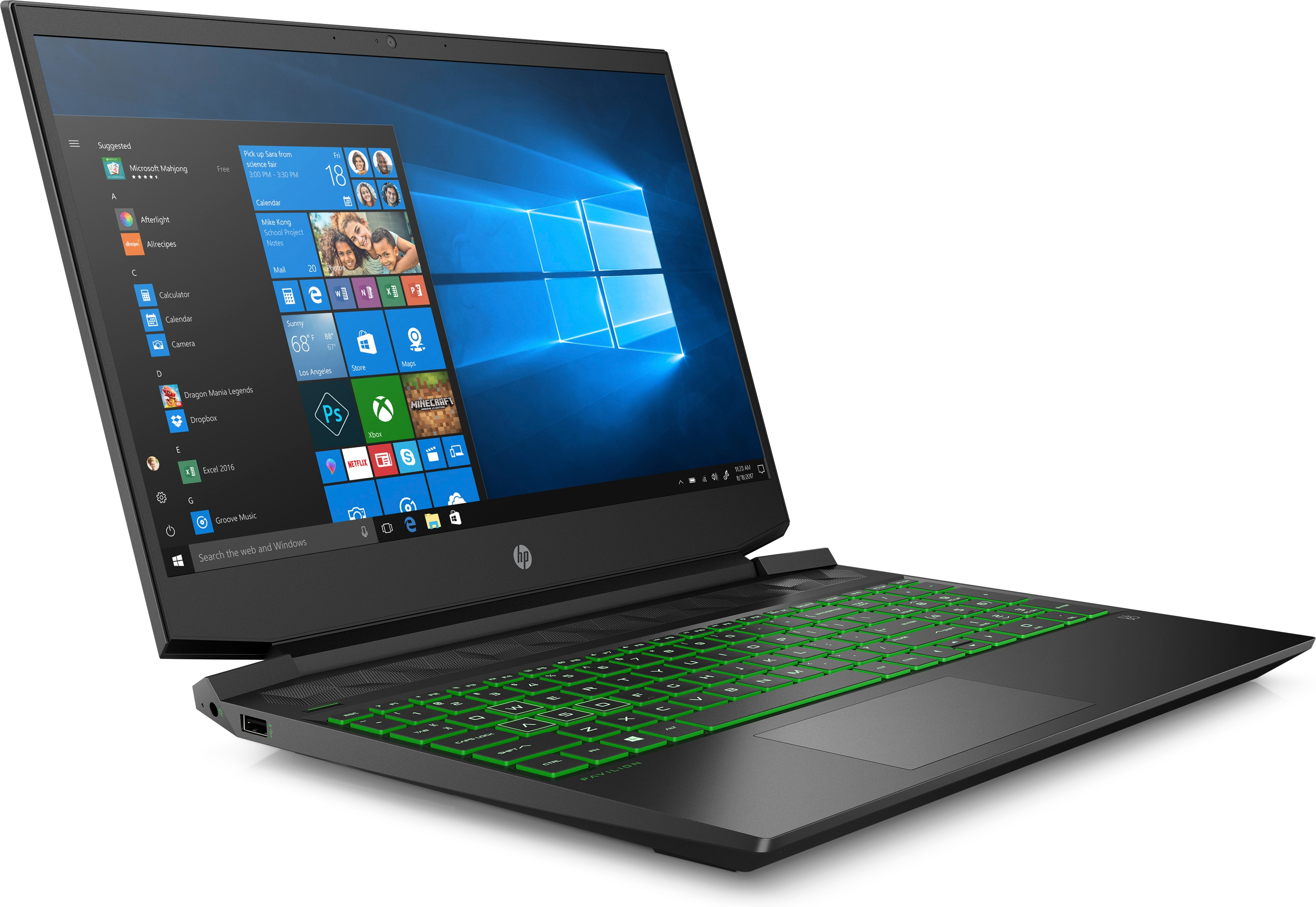 HP Pavilion 15-ec0325ng - 15,6 Zoll - AMD Ryzen™ 5 3550H - 16 GB - 512 GB - NVIDIA GeForce® GTX 1650 Max-Q - Windows 10 Home (64 Bit)