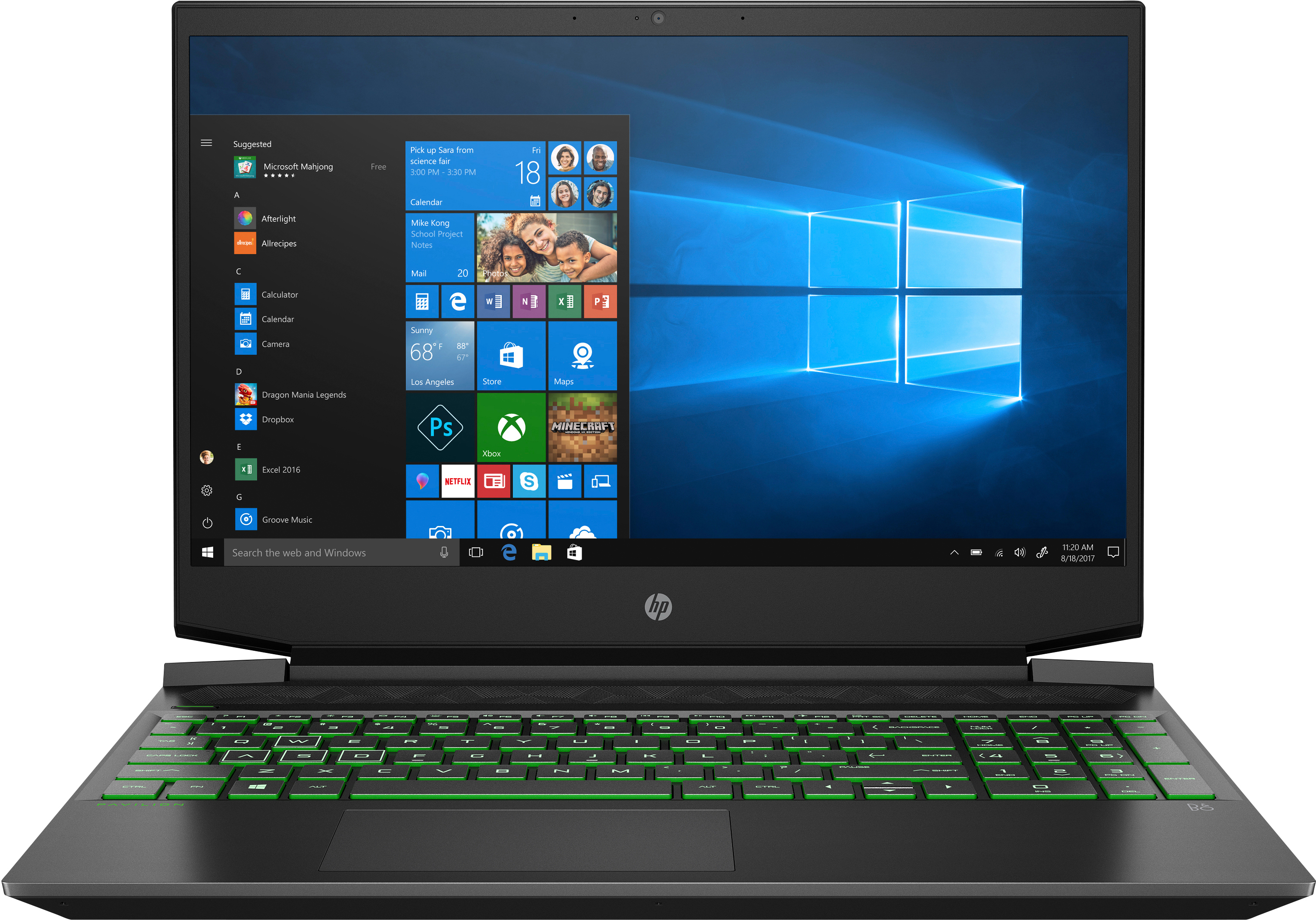 HP Pavilion 15-ec0305ng - 15,6 Zoll - AMD Ryzen™ 5 3550H - 8 GB - 512 GB - NVIDIA GeForce® GTX 1050 - Windows 10 Home (64 Bit)