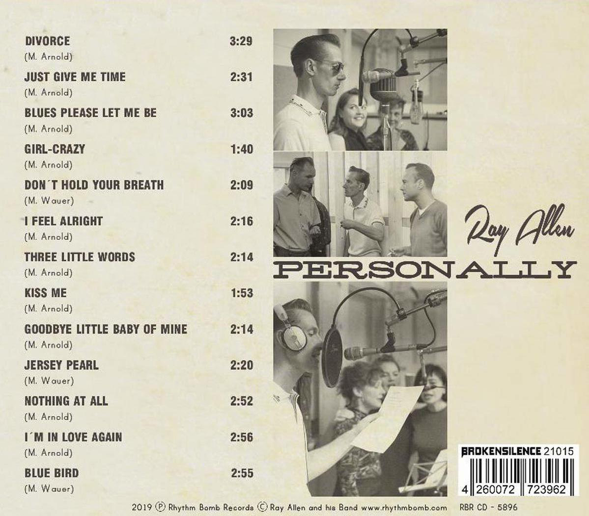Ray Allen - Personally (CD) 