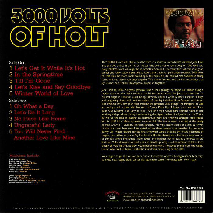 John Holt - 3000 VOLTS OF HOLT  - (Vinyl)
