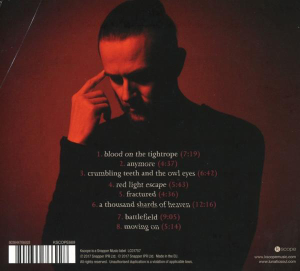 CD-Cover. Ein Mann berührt seinen Kopf. Enthält Trackliste und Albuminformationen.