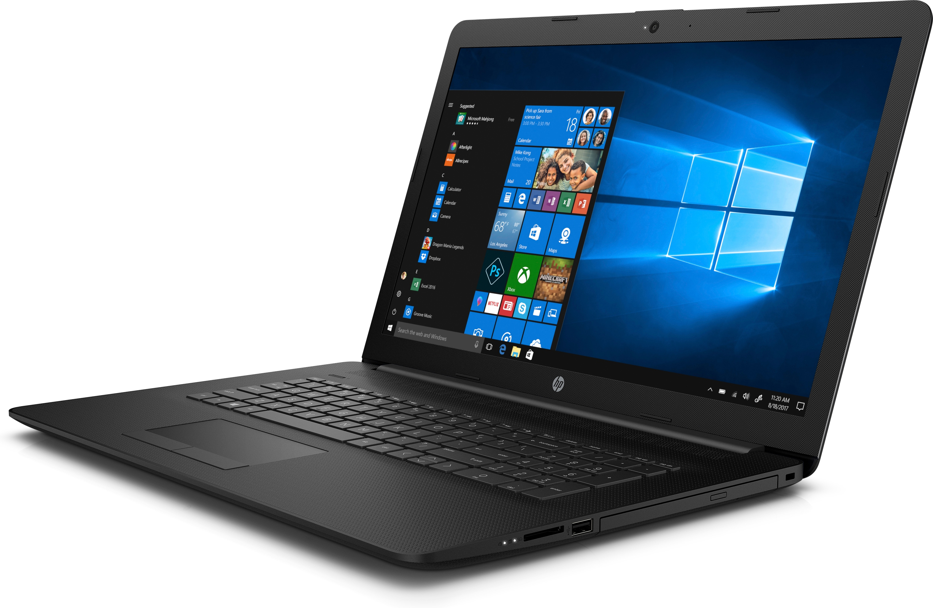 HP 17-ca1320ng - 17,3 Zoll - AMD Ryzen™ 5 3500U - 16 GB - 256 GB - AMD Radeon™ RX Vega 8 - Windows 10 Home (64 Bit)