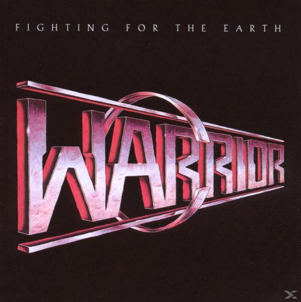 Warrior Albumcover: WARRIOR Titel in Rot, schwarzer Hintergrund.