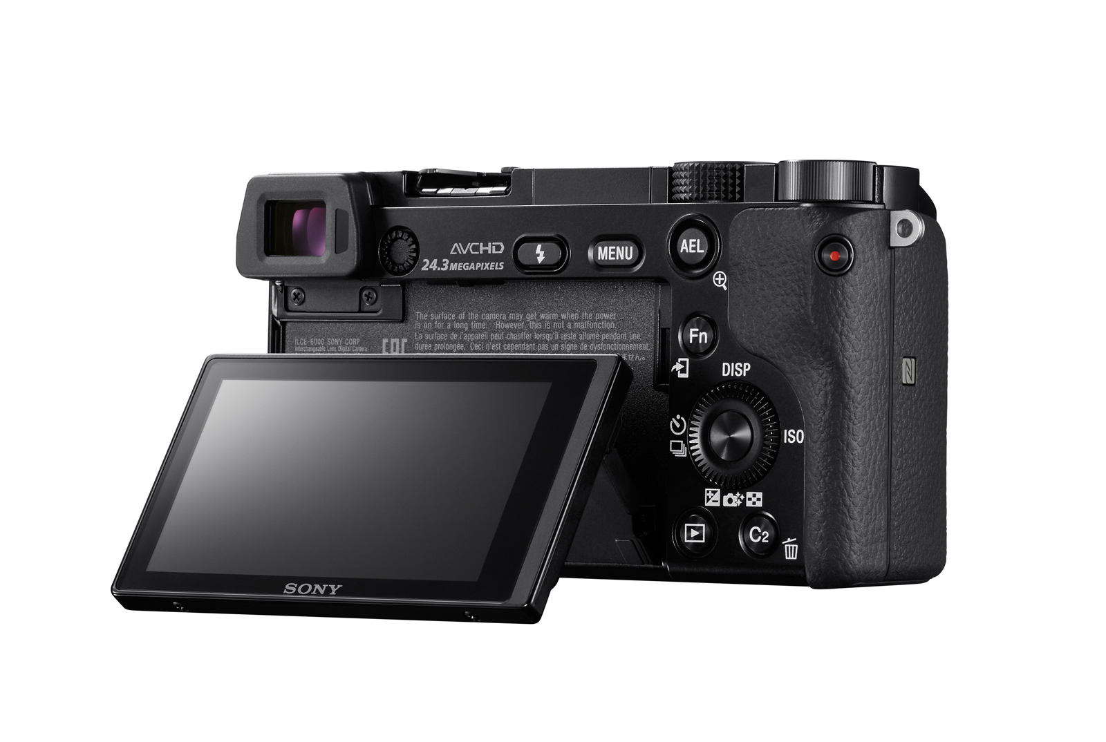 SONY Alpha 6000 (ILCE-6000L) Systemkamera mit Objektiv 16-50 mm, 7,6 cm Display, WLAN