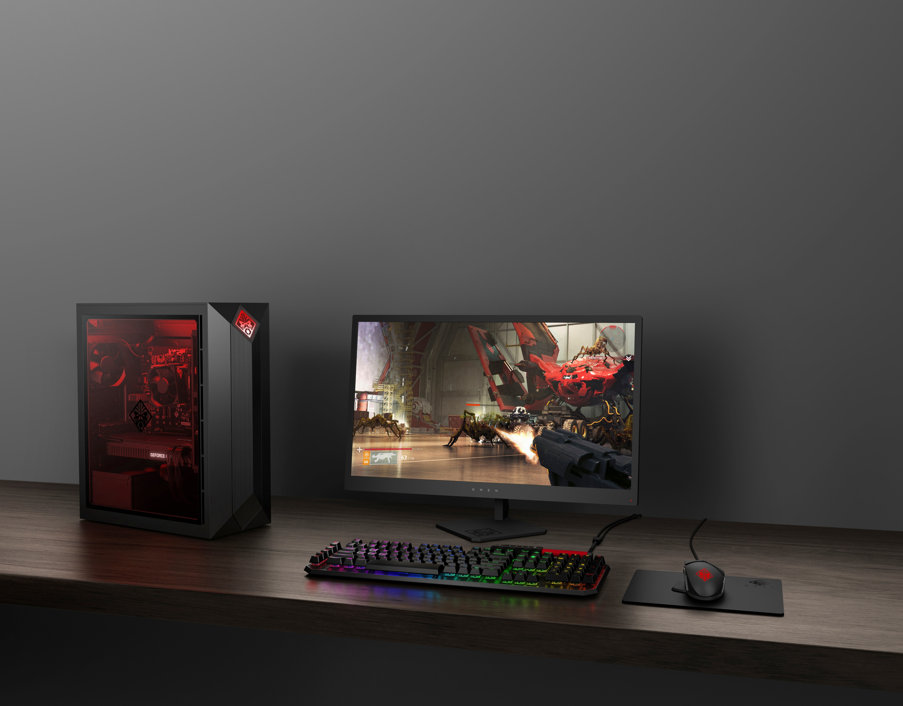HP OMEN 875-0101ng - Intel® Core™ i5 i5-9400F - 16 GB - 256 GB - NVIDIA GeForce RTX™ 2060 - Windows 10 Home (64 Bit)