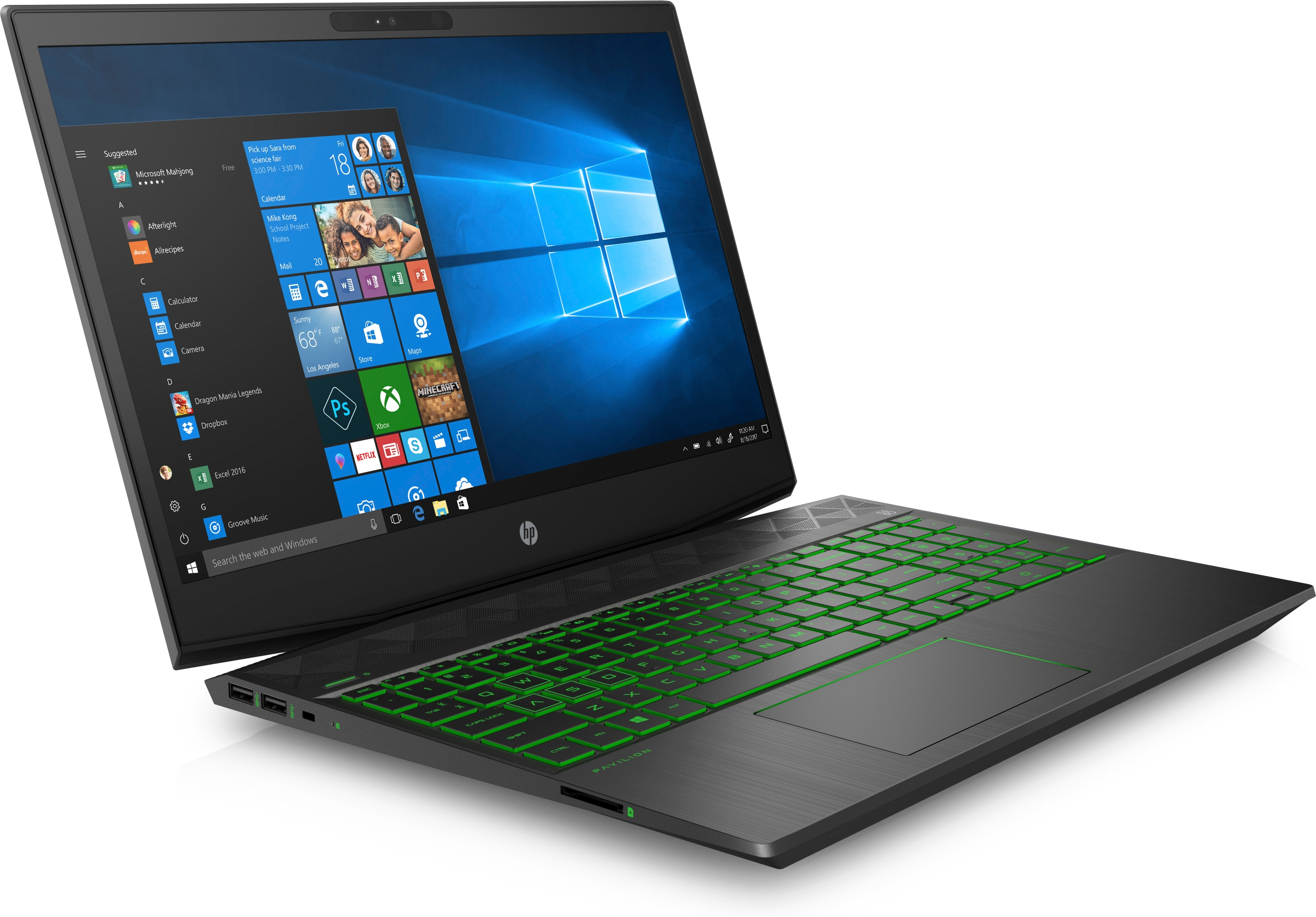 HP Pavilion 15-cx0326ng - 15,6 Zoll - Intel® Core™ i5 i5-8300H - 16 GB - 512 GB - NVIDIA GeForce® GTX 1050 Ti - Windows 10 Home (64 Bit)