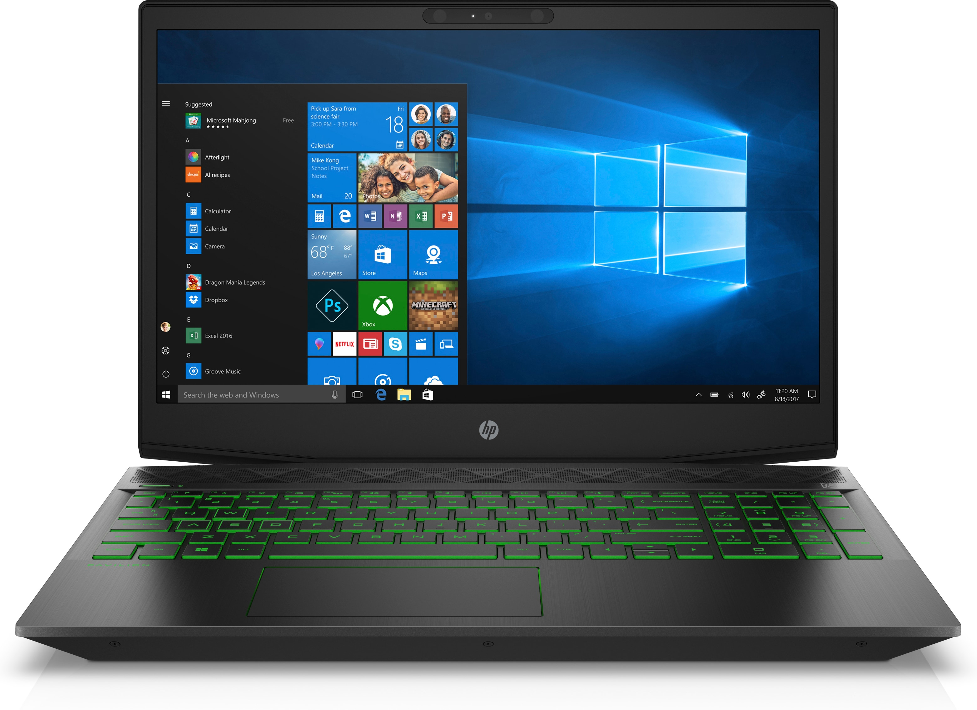 HP Pavilion 15-cx0326ng - 15,6 Zoll - Intel® Core™ i5 i5-8300H - 16 GB - 512 GB - NVIDIA GeForce® GTX 1050 Ti - Windows 10 Home (64 Bit)