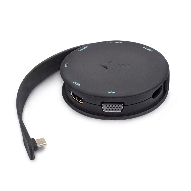 I-TEC C31POCKET4KDOCKPD Dockingstation, Schwarz