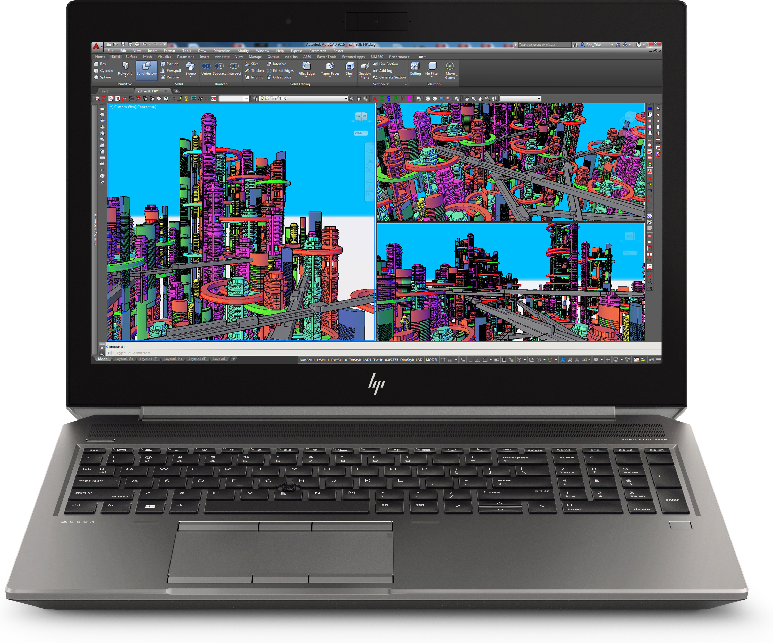 HP - B2B ZBook 15 G5 - 15,6 Zoll - Intel® Core™ i7 i7-8850H - 16 GB - 256 GB