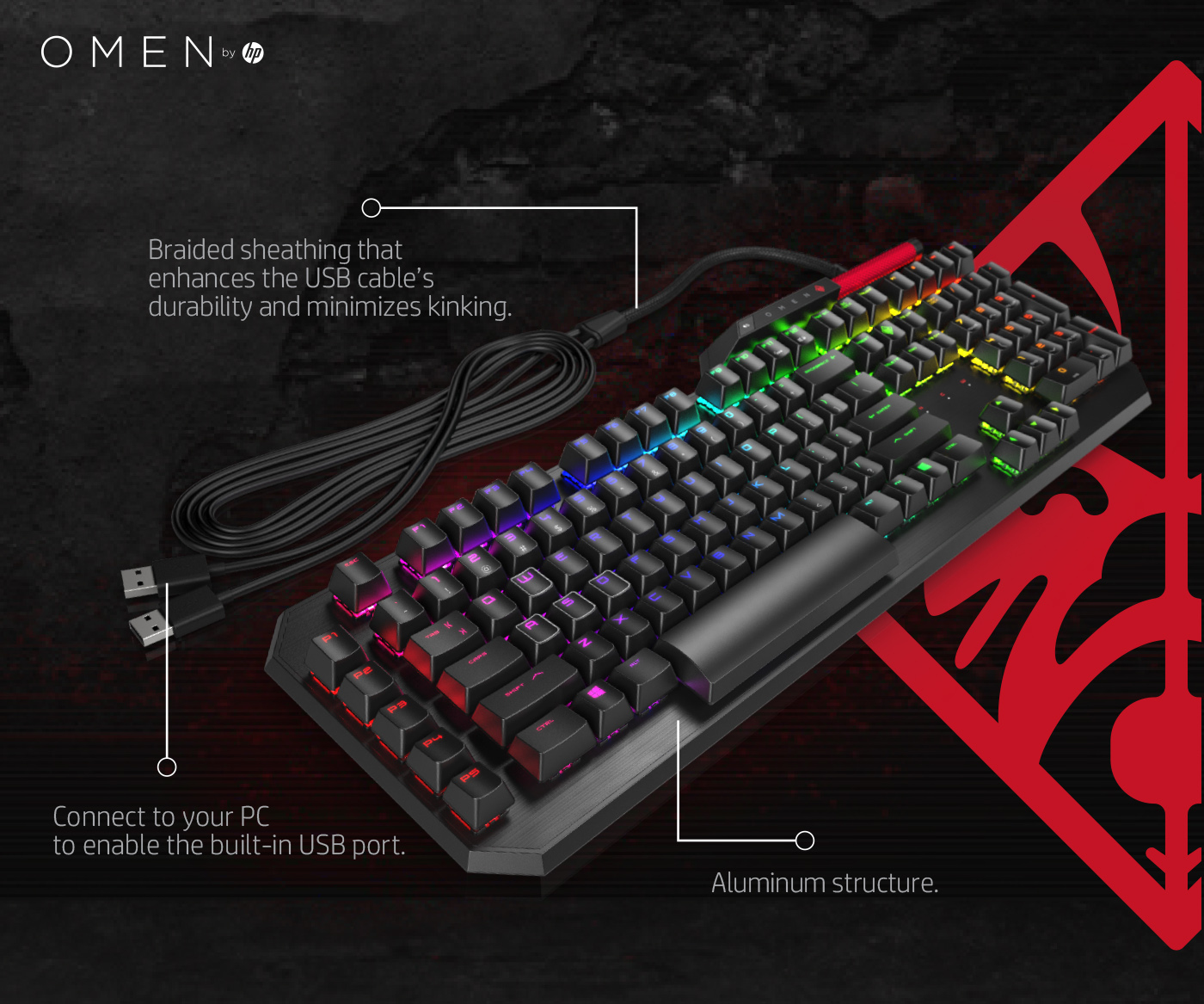 HP OMEN by Sequencer Kablolu Klavye