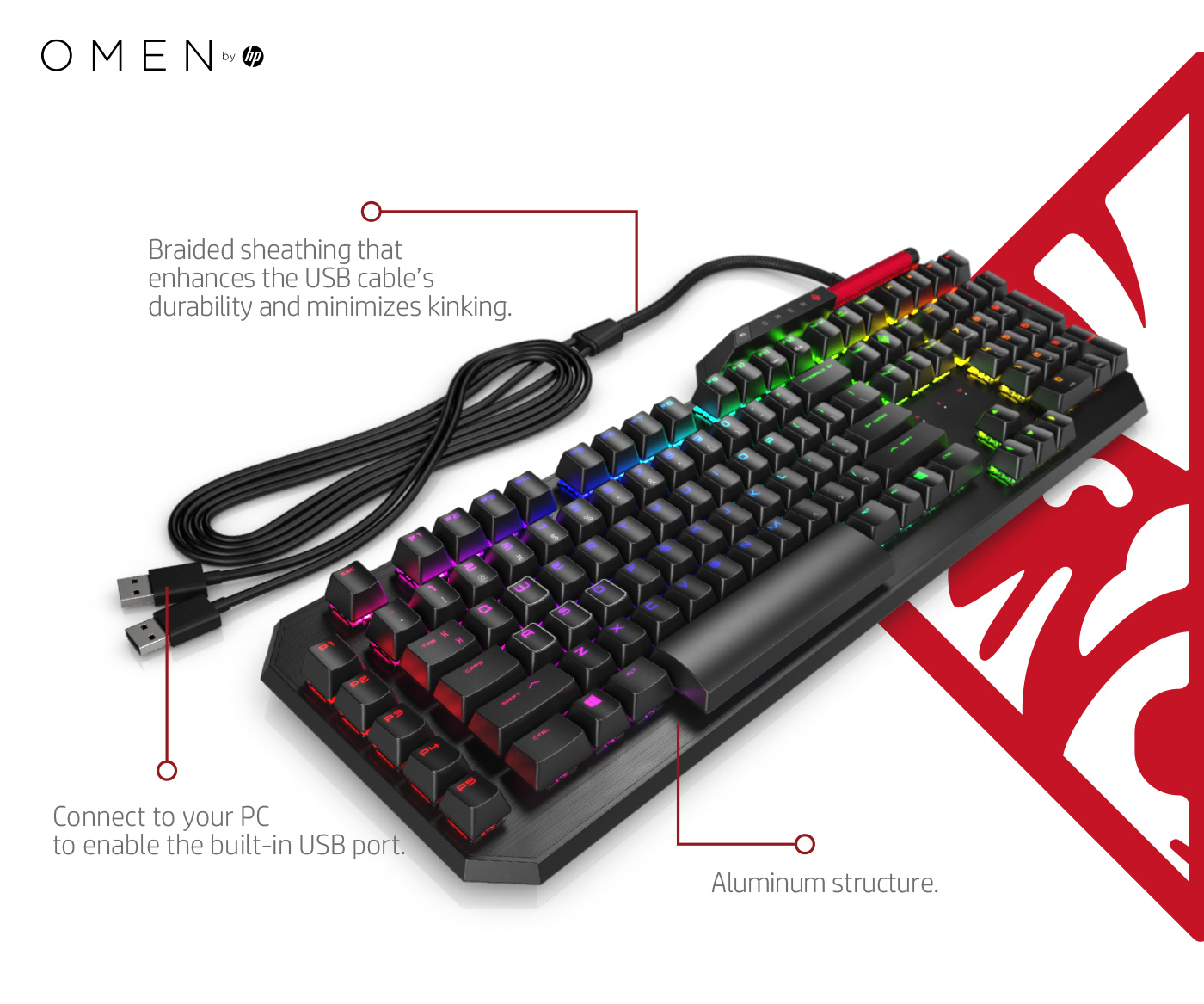 HP OMEN by Sequencer Kablolu Klavye