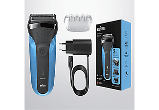 BRAUN 3 Serisi 310BT Blu 3in1 Islak&Kuru Kullanım Tıraş Makinesi ve Sakal Şekillendirici Mavi/Siyah_4