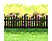 GARDEN OF EDEN 11475A Virágágyás szegély / kerítés, 30 x 36 cm, fekete