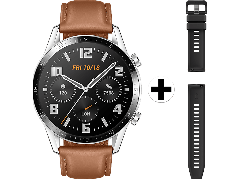 HUAWEI Watch GT 2 46mm Bruin/Zilver kopen? | MediaMarkt