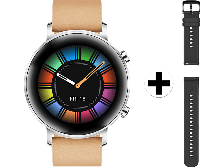 HUAWEI Watch GT 2 42mm Bruin/Zilver kopen? | MediaMarkt