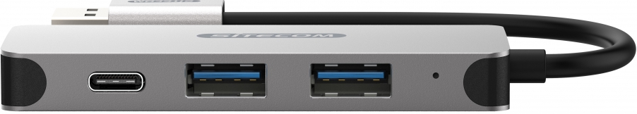 SITECOM Hub USB-A à USB-A + USB-C Gris (CN-399)
