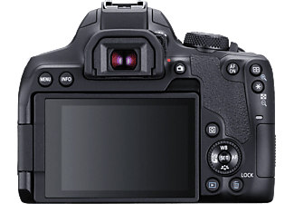 CANON EOS 850D Body Spiegelreflexkamera, 24,1 Megapixel, Touchscreen Display, WLAN, Schwarz