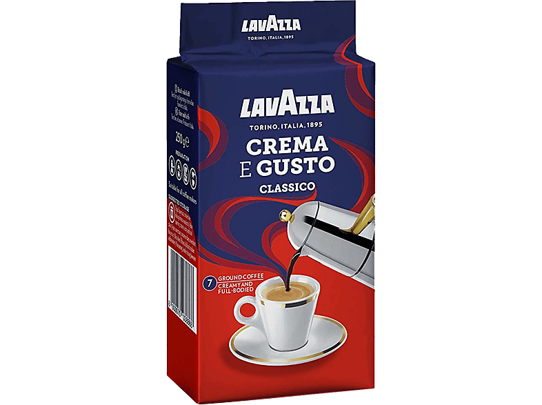 LAVAZZA Crema E Gusto Őrölt pörkölt kávé 250G