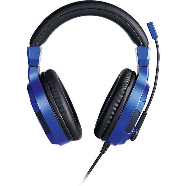 BIGBEN PS4 Stereo-Headset V3, Over-ear Headset Blau Gaming