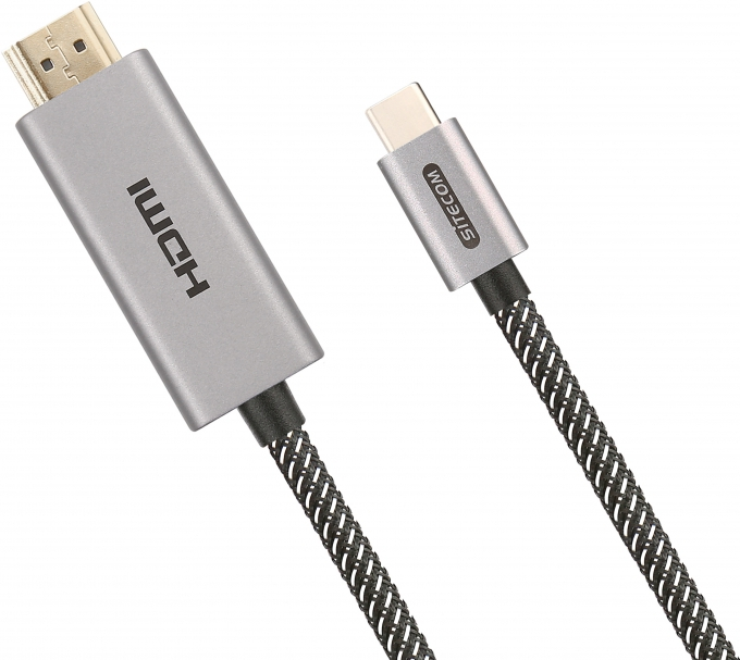 SITECOM USB-C kabel naar HDMI 2m Grijs (CA-060)