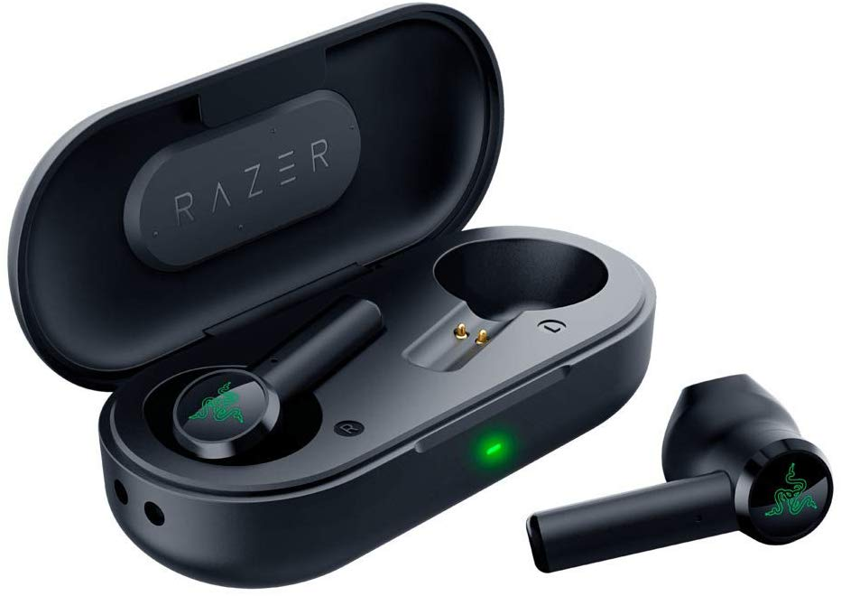 Auriculares gaming - Razer Hammerhead Tue Wireless, Bluetooth® 5.0, Control táctil y por voz, Negro