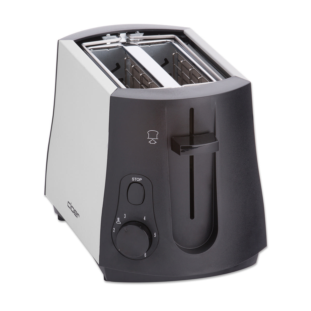 Toaster Watt, (825 2) Schwarz CLOER Schlitze: 3410